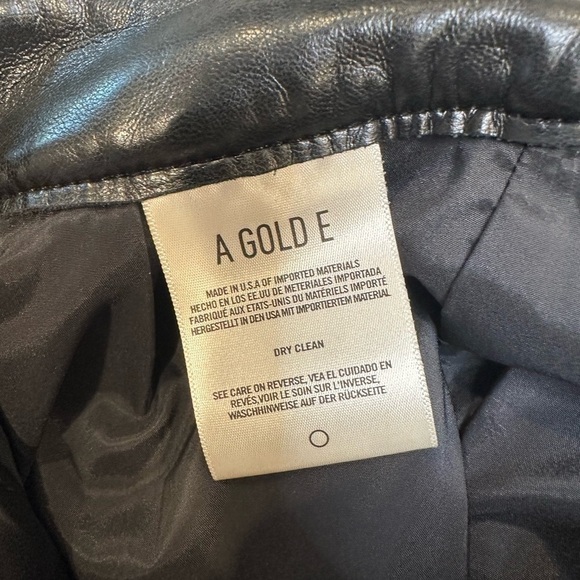 Agolde Recycled Leather Short Size 25 - Picture 9 of 9